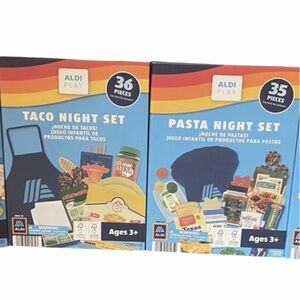 Aldi Taco Night Set, Aldi Pasta Night Set Pretend Play